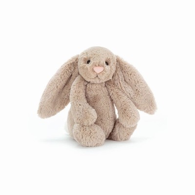 Jellycat Bashful Beige Bunnies UK | 57029NRFQ